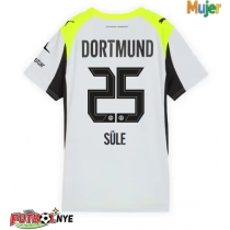 Camiseta Borussia Dortmund Niklas Sule #25 Visitante Equipación para mujer 2025-26 manga corta